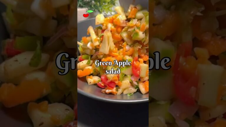 Detox happily #viral #salad #greenapplesalad #greenapple