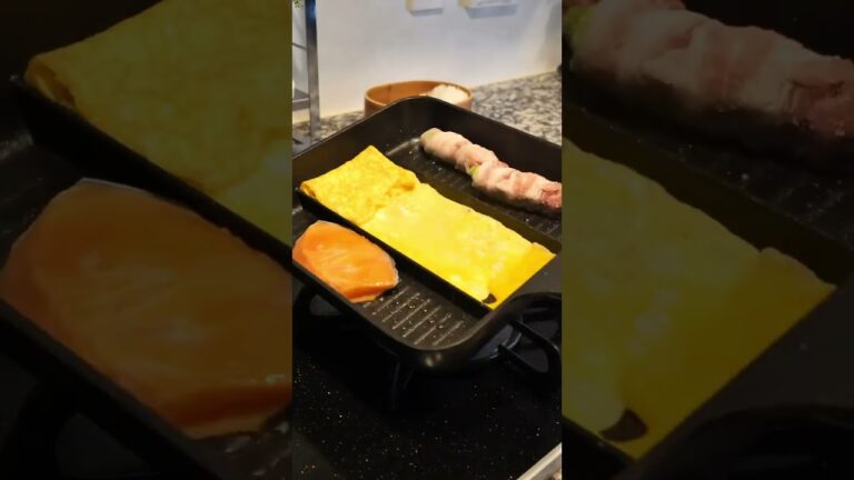 【夫に作るお弁当】20分で４品完成！フライパンはヨーカドー  #Shorts #お弁当 #豚バラ肉