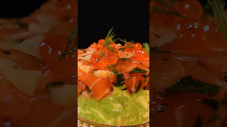 サーモンとアボカドの和風タルタル