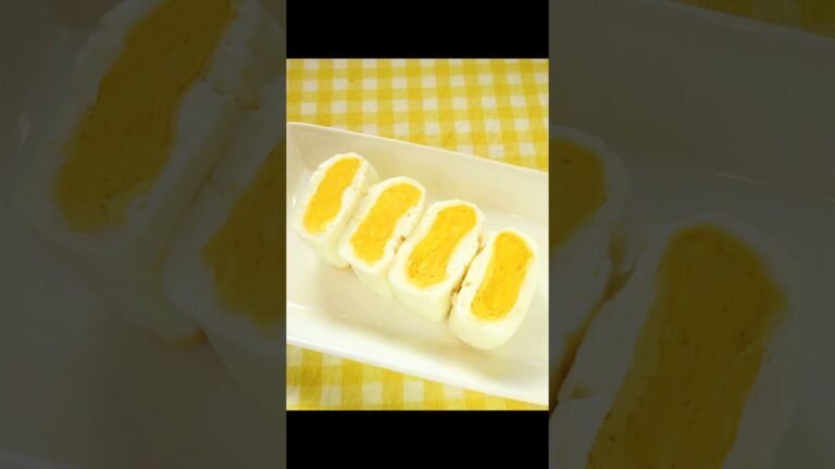 【簡単レシピ】お弁当に☆簡単♪かわいい二色玉子焼き★料理動画チャンネル【hirokohのおだいどこ】 #Shorts