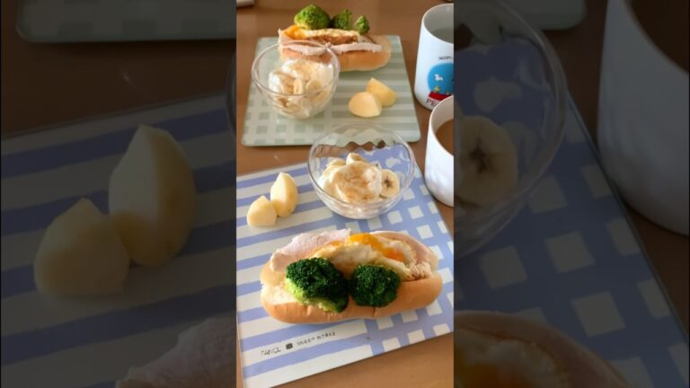 25820B 朝のワンプレート サンドイッチ #shorts