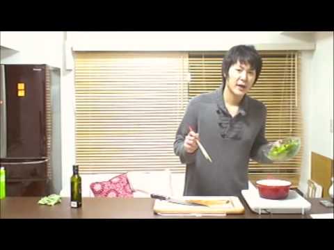 ほうれん草と海老の豆乳スープ