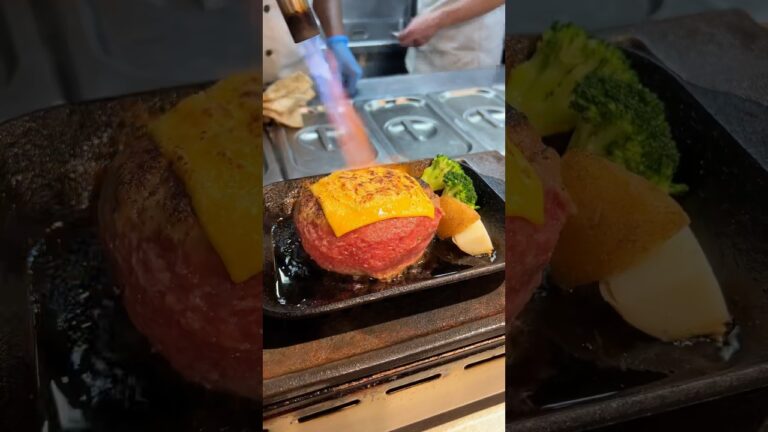 【レアハンバーグ】まるでユッケ!?生でも食べられる和牛100%の超レアハンバーグ #大阪グルメ #food #japanesefood #fyp