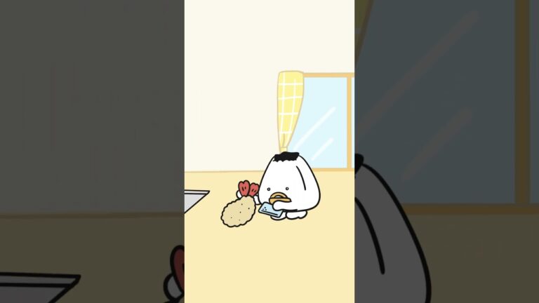 寝坊した  #animation #アニメーション#おにぎりとうめぼし #おにうめ #cartoon #funny