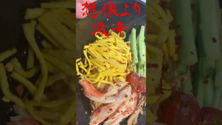 餃子の王将の、辛い! 冷し中華　【ラーメン好き動画】 ：ぬふふ.com