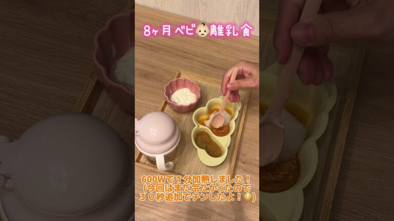 8ヶ月ベビの離乳食準備！！ミートソースご飯とミネストローネ🍝！#離乳食  #離乳食レシピ #離乳食ストック #離乳食初期 #離乳食中期 #赤ちゃんのいる生活 #8ヶ月ベビー#作り置き #レシピ