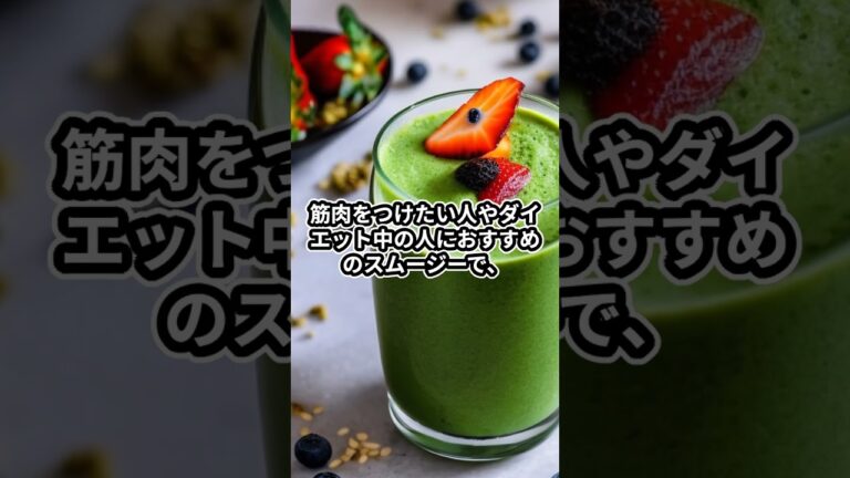 #shorts 「健康的なスムージー3選と作り方」で簡単に美味しく健康を手に入れよう