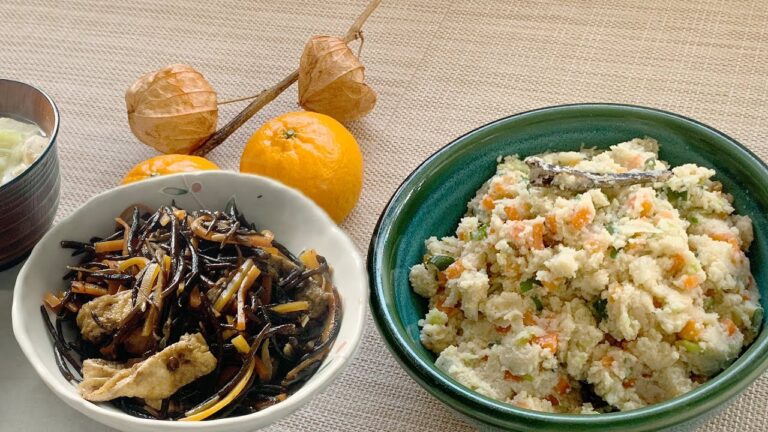 【土井善晴さんレシピ】ひじきのしょうが煮、おから