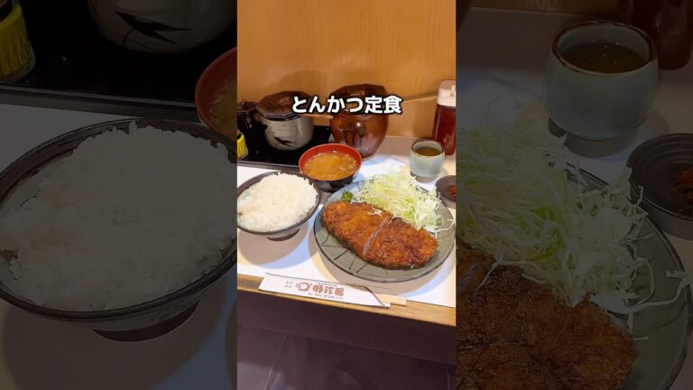 ご飯豚汁おかわり無料のコスパ最強のとんかつ！　豚珍館　新宿