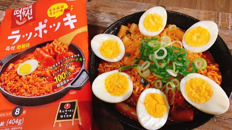 コストコ人気の韓国グルメ　トッポッキ×ラーメンの「ラッポッキ」が辛かった#shorts