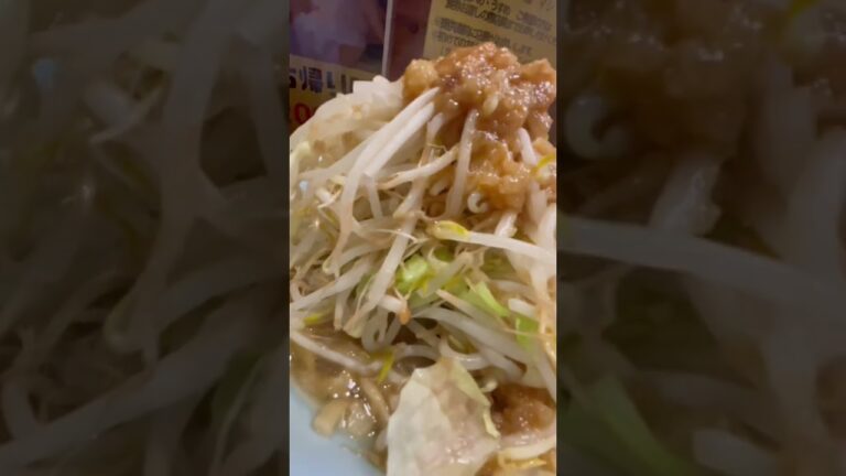 ヴィーガン生活1口目。立川マシマシで頂きました🌿