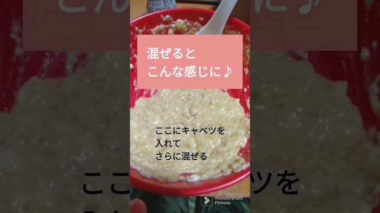 #ヘルシー #オートミール #クッキング #キャベツ焼き #ダイエット
