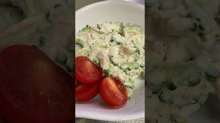 ツナマヨゴーヤサラダ作った‼︎