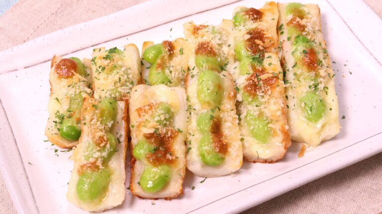 サクサク食感 ちくわの枝豆チーズ焼き