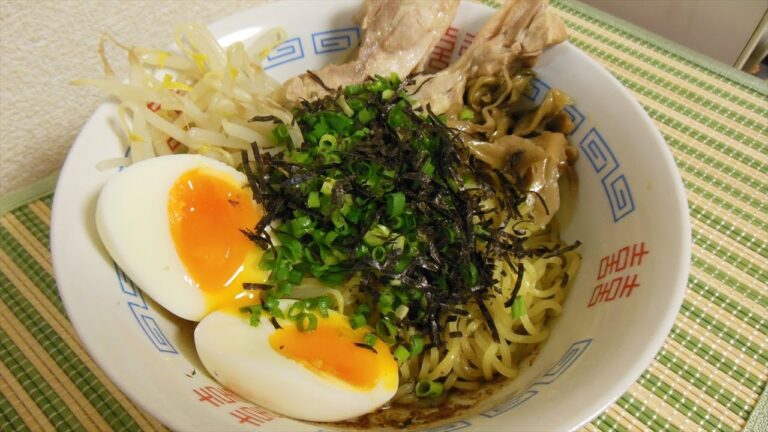 【簡単レシピ】お手軽油そば＠年越しそばバージョン【buckwheat noodles】