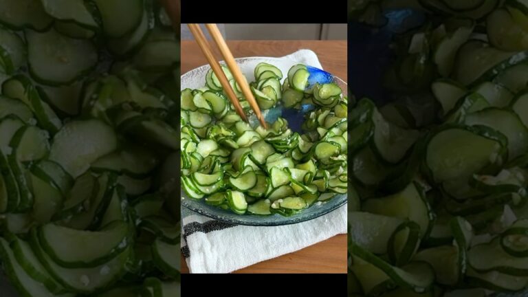 ポリポリ新食感！冷やしきゅうりがこんなに美味しいなんて…！