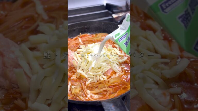 冷蔵庫にあった余り物で作った絶品パスタ