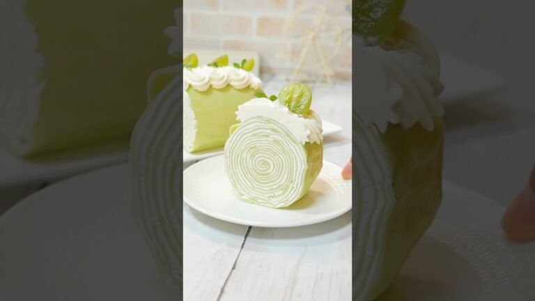 クレープを巻くだけで簡単クレープロール #recipe #cooking #簡単スイーツ #cake #hiromarucooktv