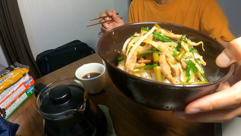 自炊くん　20220625　ニンニクの芽と豚肉炒め