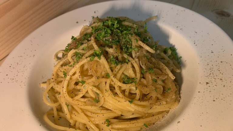 アンチョビと玉葱のパスタ