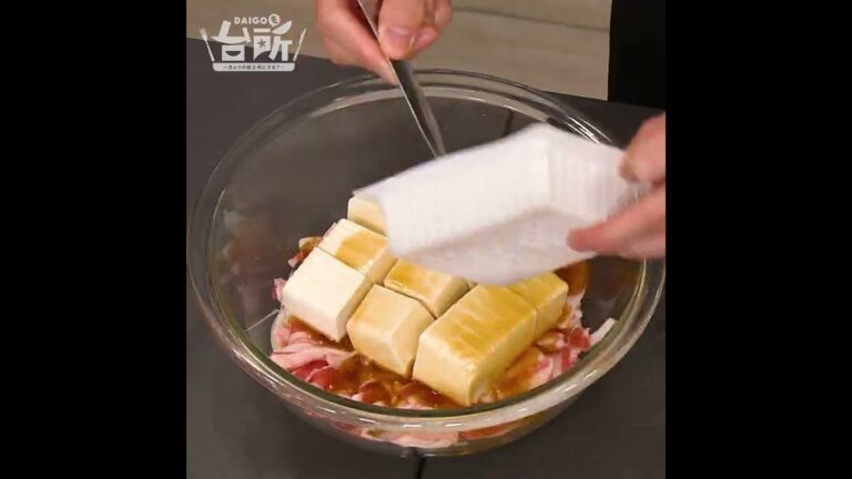 【DAIGOも台所】新玉ねぎたっぷり豚バラ豆腐｜旨味が際立つ！！