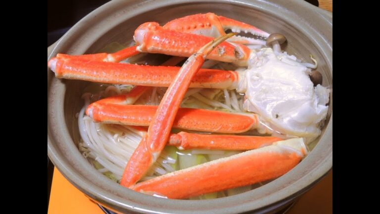 【昨日の】蟹鍋 ホタテのお刺身【晩酌】