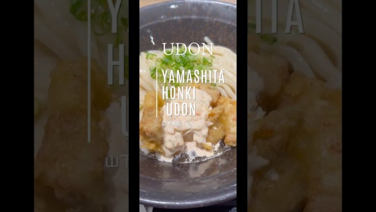 【うどん】（渋谷）山下本気うどん　鶏天タルタルぶっかけうどん