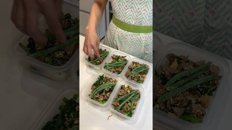 激安食材だけでつくる、1食131円の節約スタミナ冷凍弁当。豚こま、もやし、にら、卵のおかず#冷凍ストック#作り置き#節約#豚こまレシピ#もやしレシピ