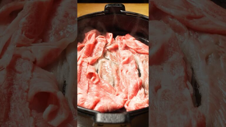 最近ハマってる"すき焼き"の食べ方。#shorts #sukiyaki