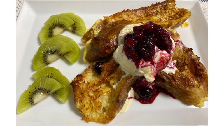 【French toast】バゲットを使ったフレンチトースト