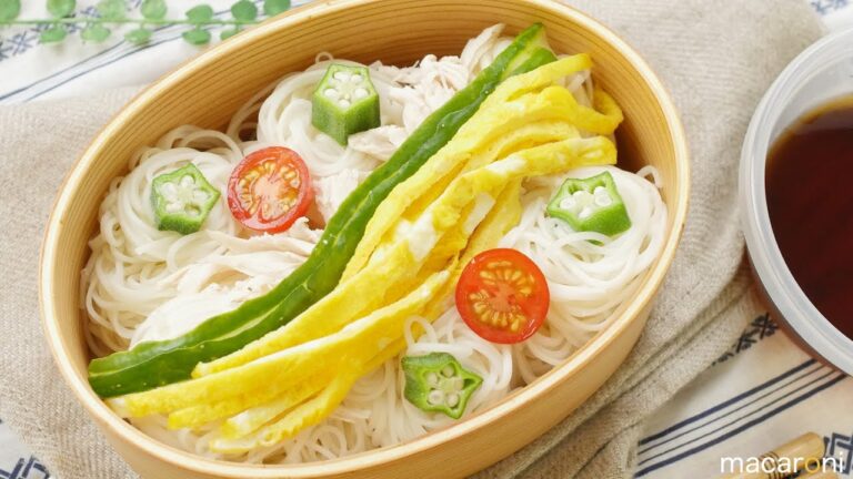 【ねぼすけ弁当】【真夏日もねぼすけ】 夏 来る！涼しさ全開 そうめん 弁当 のレシピ 作り方