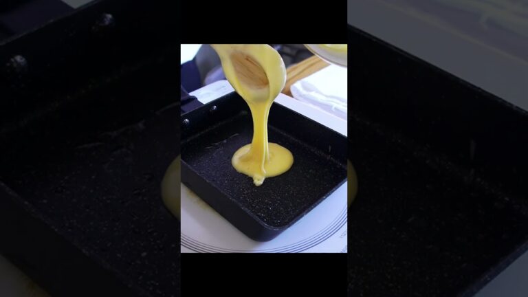 オーブンなし！材料4つでバームクーヘン作り方！