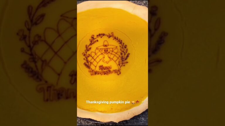 Thanksgiving pumpkin pie オブアートパンプキンパイ#shorts