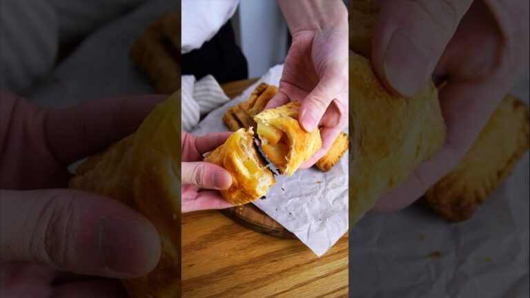 オーブンなし！材料3つでアップルパイ作り方。 #food