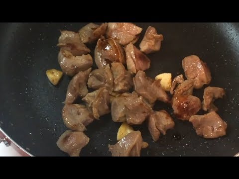 おつまみにどうぞ！！簡単「砂ずりのにんにく醤油炒め」の作り方！！！