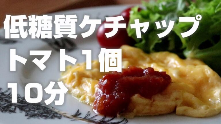 買うより安い!?【材料２つ】トマトケチャップ【低糖質】杉咲花ちゃんのオムレツと昭和の煮込みハンバーグ【簡単ダイエットレシピ】ステビアヘルスイヌリンプラス