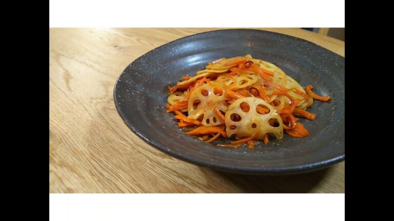 【お弁当の作り置き】れんこんの金平