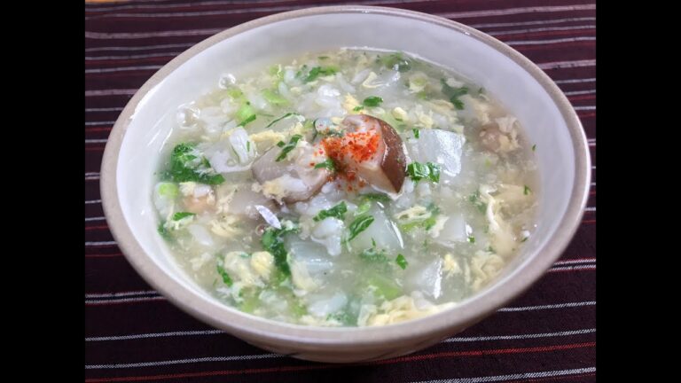 大根と卵のとろとろ雑炊 2018.1.26放送