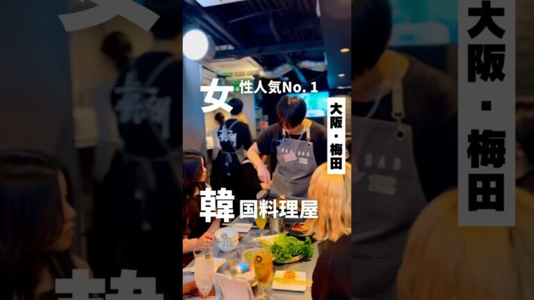 【梅田で女性人気No. 1 韓国料理屋】「地下鉄梅田駅から徒歩8分」📍韓国料理ばぶばぶ PR #大阪グルメ #大阪韓国料理 #梅田グルメ #大阪ディナー #osakafood