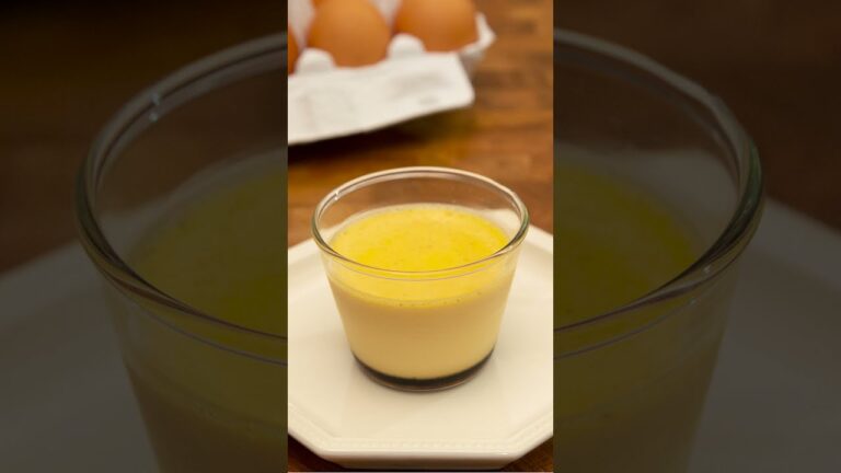 森田周子のレシピ【とろ〜り濃厚プリン】#Shorts