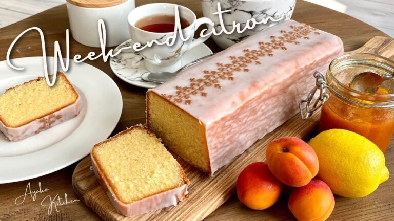 【ウィークエンドシトロン】バターとレモンの香るリッチなケーキ・混ぜるだけなので実は簡単・ポーランド在住パティシエの一番好きなレシピ