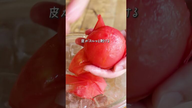 丸ごとトマトのお浸し#白だし #さっぱり #料理 #nadia #簡単レシピ #おつまみ #おうちごはん #レシピ動画 #cooking #自炊 #トマト