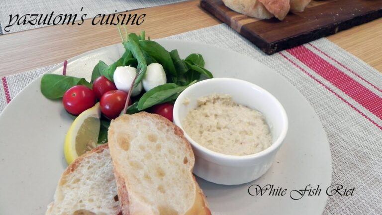 【柚子胡椒が引き立つ】白身魚のリエット　-White Fish Riet-