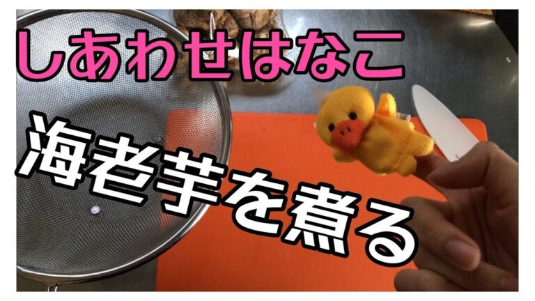 【挑戦】料理動画撮ってみた！海老芋を煮る！悪戦苦闘の末、美味しく出来ました。