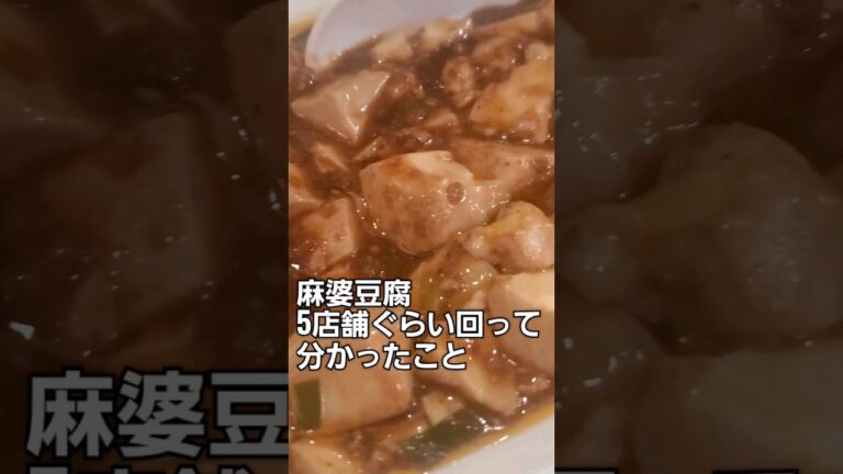 激辛を求めて！！四川麻婆豆腐【ちょもらんま】『名古屋　国際センター』