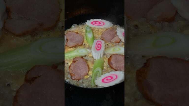 パエリアの作り方でチャーハンを作ってみた