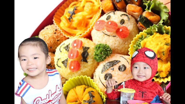 キャラ弁レシピ：「アンパンマンのハロウィン弁当」の作り方 Anpanman Halloween Bento Recipe