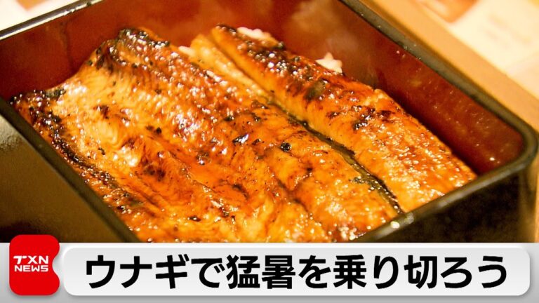 土用の丑の日　ウナギで猛暑乗り切ろうと店に多くの客
