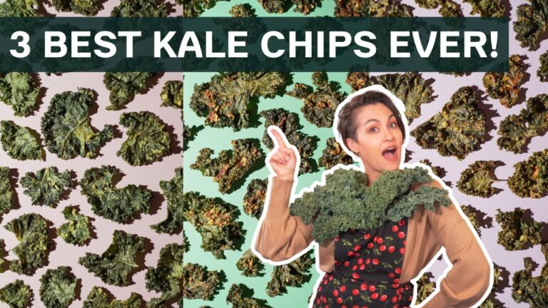 BEST KALE CHIPS WITH NUTRITIONAL YEAST EVER!  Keto | Paleo | Dairy free | Vegan | Easy Healthy Snack