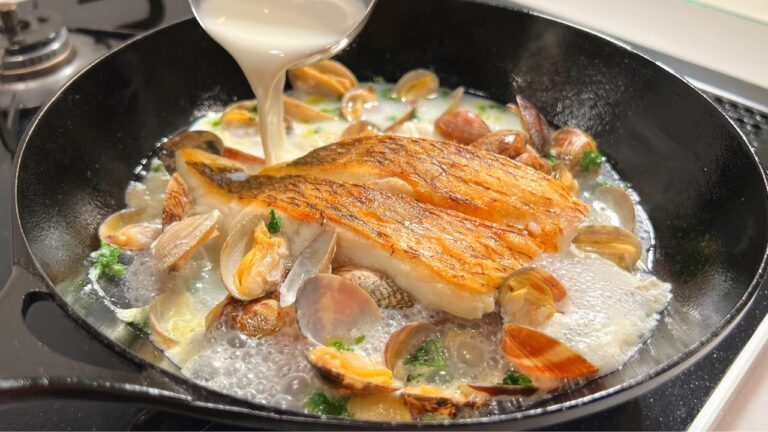 スーパーで買った白身魚で！｜牛乳で作る【アクアパッツァ】至極の一皿